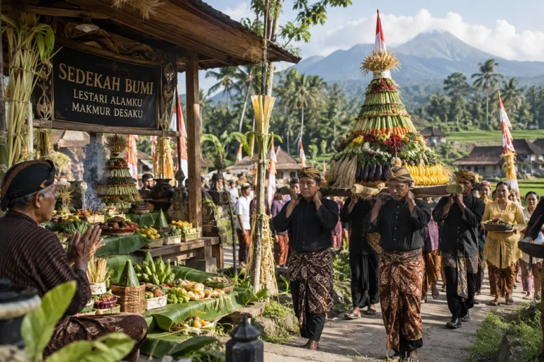 Sedekah bumi sebagai tradisi syukur masyarakat terhadap hasil bumi
